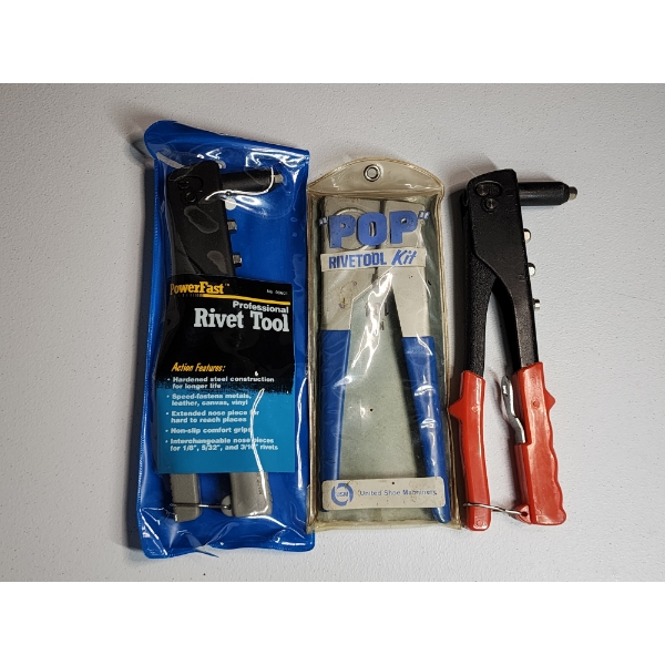 3 Rivet Tools - 2 New in Package! 