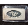 Image 3 : Vintage 1973 Happy Thanksgiving Great Lakes Mint 1 Troy Ounce .999 Fine Silver Bar