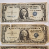 Image 2 : Six Assorted United States $1 Blue Seal Silver Certificates FV: $6.00