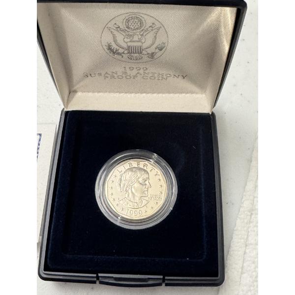 1999 Susan B. Anthony Proof Dollar Coin - Mint Condition