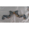 Image 3 : Vintage Wall Mounted Twin Candle Holder Set  Plus Bow Wall Decor