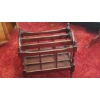 Image 1 : Wooden Magazine / Newspaper Rack As Shown