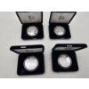 Image 4 : Lot of (4) "W" One Dollar Silver American Eagle Proofs