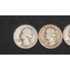 Image 2 : Assorted Years/Mint Marks 90% Silver Washington Quarters - Face Value: $1.00