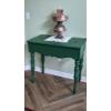 Image 1 : PICKUP IN NORTHFIELD - Antique Restored Fold Top Desk - Natural Finish Was Painted In Forest Green