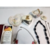 Image 1 : Assorted Costume Jewelry and Jewelry Holders/Trinket Trays