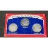 Image 1 : SSCA 20th Century Silver Half Dollar Collection Display Ft Walking Liberty, Franklin & Kennedy