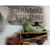 Image 2 : 2 Pcs - Billy Bass Animated Singing Wall Plaque  (Works) & Grandma's Fish Story Wall Plaque