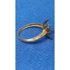 Image 8 : (2) 10K Gold Open Setting Rings - Size 6 - Weight: 1.8g