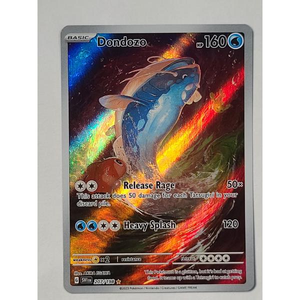 Dondozo Illustration Rare Holo (207/198) Pokémon Card From The Scarlet & Violet Base Set