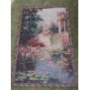Image 1 : 52" by 34" Floral Tapestry As Shown In Excellent Condition