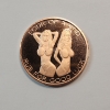 Image 1 : "Four of a Kind" Ladies Good Luck 1 ADVP oz .999 Fine Copper Round