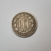 Image 2 : 1868 Three Cent Nickel III 3 Cent United States Coin