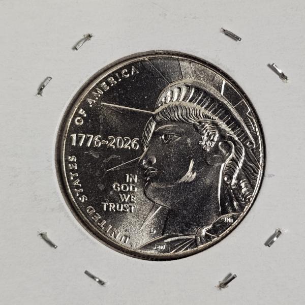 2026-D Enduring Liberty Semiquincentennial Half Dollar Coin FV: $.50