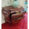 Image 2 : French Style Bombe Hall Cabinet - Mahogany In Excellent Condition