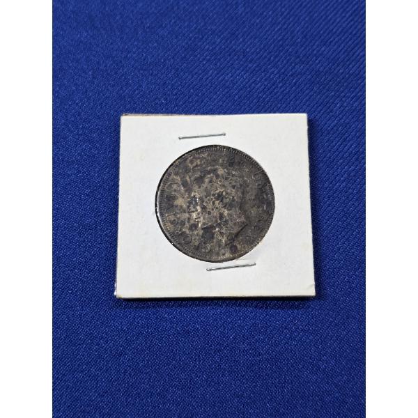 1939 Great Britian 1/2 Crown Silver Coin