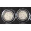 Image 2 : Assorted Years & Mint Marks 90% Silver Walking Liberty Half Dollars In Coin Capsules -Face Value: $4