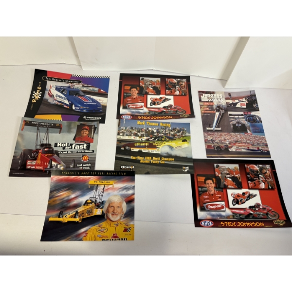 Racing Posters - Pioneer - McDonald's - Pennz Oil - Mark Thomas Racing  - Steve Johnson
