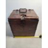 Image 4 : Hard Wood Strong Box With Lockable Latch & Carrying Handle