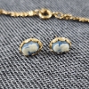 Image 6 : Nice Lot of Assorted AVON Blue Backed Cameo Jewelry Featuring Necklace, Ring & Earring Set 