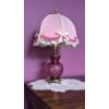 Image 2 : Louisville Home Pickup - 18" FentonTable Lamp With 6 : Ruby Swirl Base - Great Condition