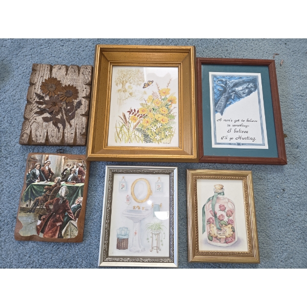 PICKUP IN CANTON - Great Collection Of Vintage Wall Decor 