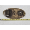 Image 3 : Vintage Brass Railroad Tag Belt Buckle