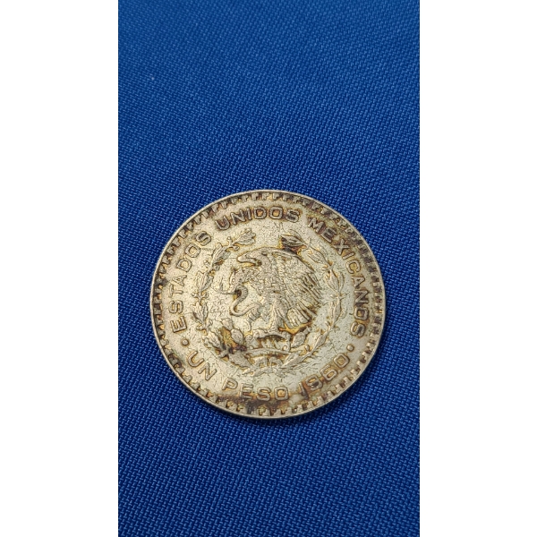 1960 Mexican One Peso Silver Coin