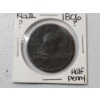 Image 2 : Old World Coin: Possibly 1806 King George III Half Penny 