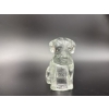Image 1 : Degenhart Dogs - Clear - Adorable Glass Dog Figurine - ~2.5 inches 