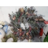 Image 3 : Lot of Assorted Decorations: Wreaths, Vase, Basket, Florals - See Photos! 