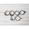Image 6 : 6 Assorted Sterling Silver Rings TW: 13.8g  - Comes with Large Jewelry Box! 