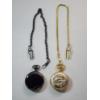 Image 1 : Two Pocket Watches: Black Finish & Two-Tone Chinese Dragon 