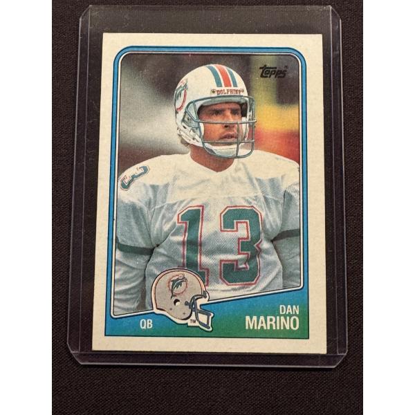 1988 Topps Dan Marino Miami Dolphins Football Card - Mint Condition