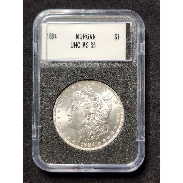 1884 Morgan Silver Dollar in Uncirculated Condition 