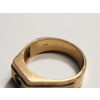 Image 3 : 14K Gold Men's Solitaire Diamond Ring Size 11 TW: 8.0g