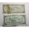Image 4 : (2) 1954 Issue $1 Canadian Bank Notes 