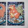 Image 2 : Two Vintage TOPPS Pokemon Trading Cards ~ Slowpoke & Slowbro