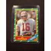 Image 1 : 1986 Topps Joe Montana San Francisco 49ERS Football Card - Mint Condition