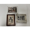 Image 1 : 3 - OLD John F. Kennedy Framed Photos With Children & Horse - Exceptional Pieces