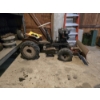Image 1 : Bolens Tube Frame 4 Speed Tractor - Pull Start - 276cc Engine with Chains, Plow and Ag Tires
