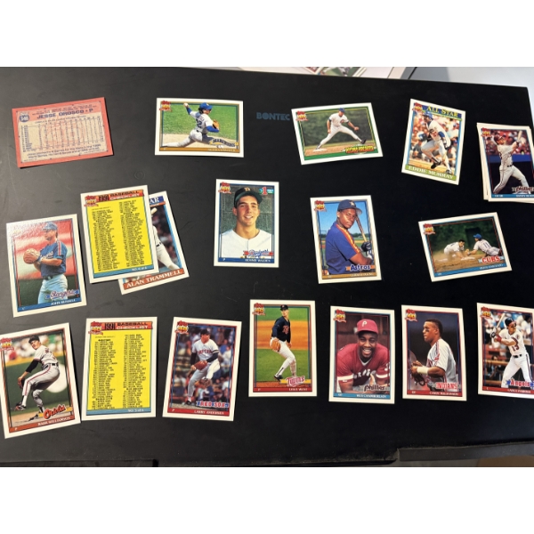 1991 Baseball - The Complete Set - 792 Picture Cards - Topps - 40 years of Baseball