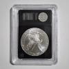 Image 3 : 2023 American Eagle 1 Oz 999 Fine Silver Round in Bradford Exchange Slabbed Authenticated BU
