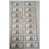 Image 1 : Lot Of (16) Assorted Series United States $1 STAR Silver Certificates - Face Value: $16.00