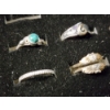 Image 7 : Gorgeous Sterling Silver Rings Ft. Blue & White Sapphire & More - Total Weight: 13.2 Grams