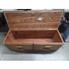 Image 2 : Heirloom Lane Padded Top 47.5''x16.5''x17.5'' Cedar Chest With Keys 