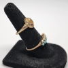 Image 3 : Two Vintage 10K Gold Rings -Total Weight: 2.5g