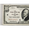 Image 2 : BEAUTIFUL 1929 Federal Reserve Bank of Cleveland Ohio $10 National Currency Brown Seal Note 