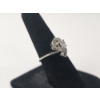 Image 3 : Stunning 14K White Gold Diamond Cocktail Ring - Size 5.5 - TW: 2.7g
