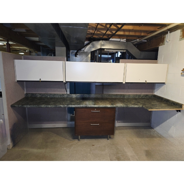 Assorted Cubical Walls/Accessories - Treadway Brand - 2 Large Sections will need to be disassembled